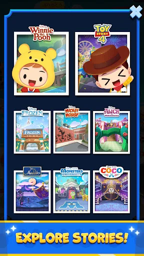 Disney Pop Town ڈاؤن لوڈ کریں – دلچسپ میچ 3 پزل گیم - Screenshot 12