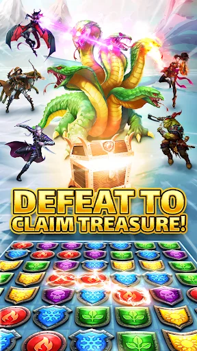 Empires & Puzzles ڈاؤن لوڈ کریں – بہترین میچ-3 آر پی جی گیم - Screenshot 1