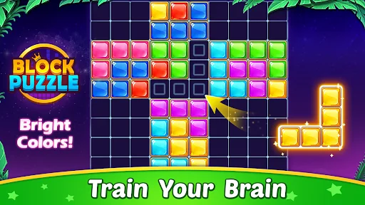 Block Puzzle ڈاؤن لوڈ کریں – کلاسک ٹیٹریس اسٹائل آف لائن گیم - Screenshot 2