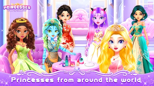 Girl Game: Princess Makeup ڈاؤن لوڈ کریں – بہترین فیشن اور ڈریس اپ گیم - Screenshot 5