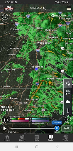 WWBT First Alert Weather ڈاؤن لوڈ کریں – درست موسم کی پیشن گوئی - Screenshot 4