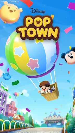 Disney Pop Town ڈاؤن لوڈ کریں – دلچسپ میچ 3 پزل گیم - Screenshot 1