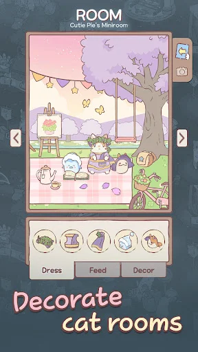 Cats&Soup ڈاؤن لوڈ کریں – پیاری بلیوں کے ساتھ آرام دہ گیم - Screenshot 7