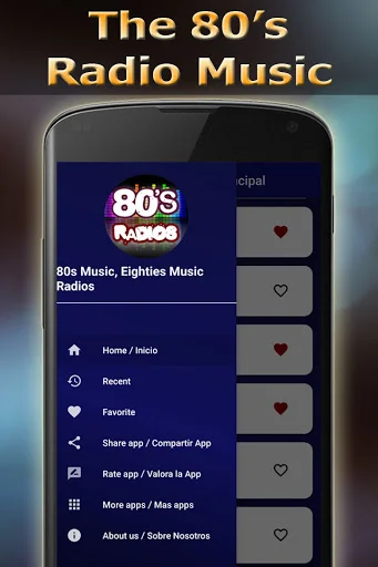 80s Music Radios ڈاؤن لوڈ کریں – 80 کی دہائی کی بہترین موسیقی مفت - Screenshot 2