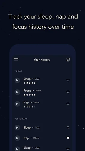 Pzizz – Sleep, Nap, Focus ڈاؤن لوڈ کریں – پرسکون نیند کے لیے بہترین ایپ - Screenshot 7