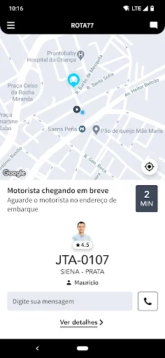 VaideRota77 Passageiro ڈاؤن لوڈ کریں – محفوظ اور تیز سفری ایپ - Screenshot 6
