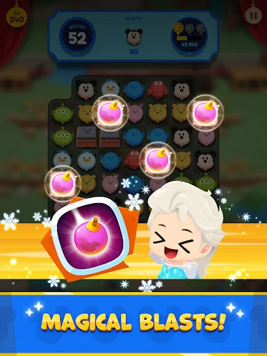 Disney Pop Town ڈاؤن لوڈ کریں – دلچسپ میچ 3 پزل گیم - Screenshot 15