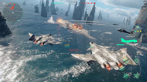 Modern Warships ڈاؤن لوڈ کریں – جدید بحری جنگی کھیل - Screenshot 16