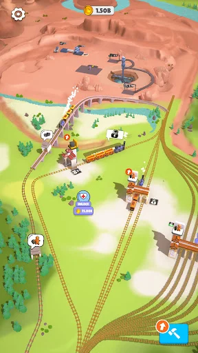 Rail Master Tycoon ڈاؤن لوڈ کریں – بہترین ریل ٹائکون گیم - Screenshot 7