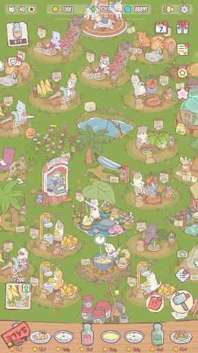 Cats&Soup ڈاؤن لوڈ کریں – پیاری بلیوں کے ساتھ آرام دہ گیم - Screenshot 8