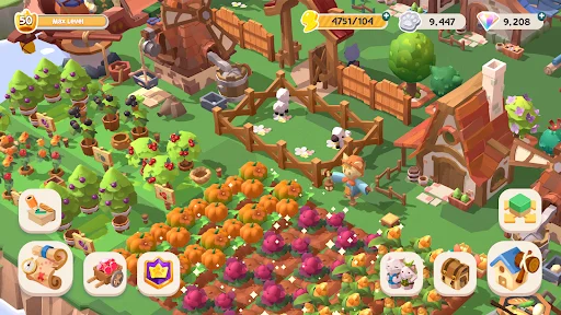 The Secret of Cat Island ڈاؤن لوڈ کریں – بلیوں کا پیارا فارمنگ گیم - Screenshot 7