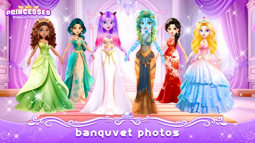 Girl Game: Princess Makeup ڈاؤن لوڈ کریں – بہترین فیشن اور ڈریس اپ گیم - Screenshot 14