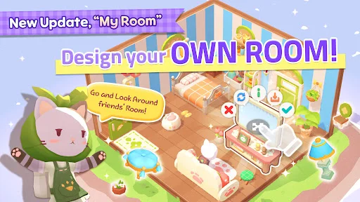 The Secret of Cat Island ڈاؤن لوڈ کریں – بلیوں کا پیارا فارمنگ گیم - Screenshot 9